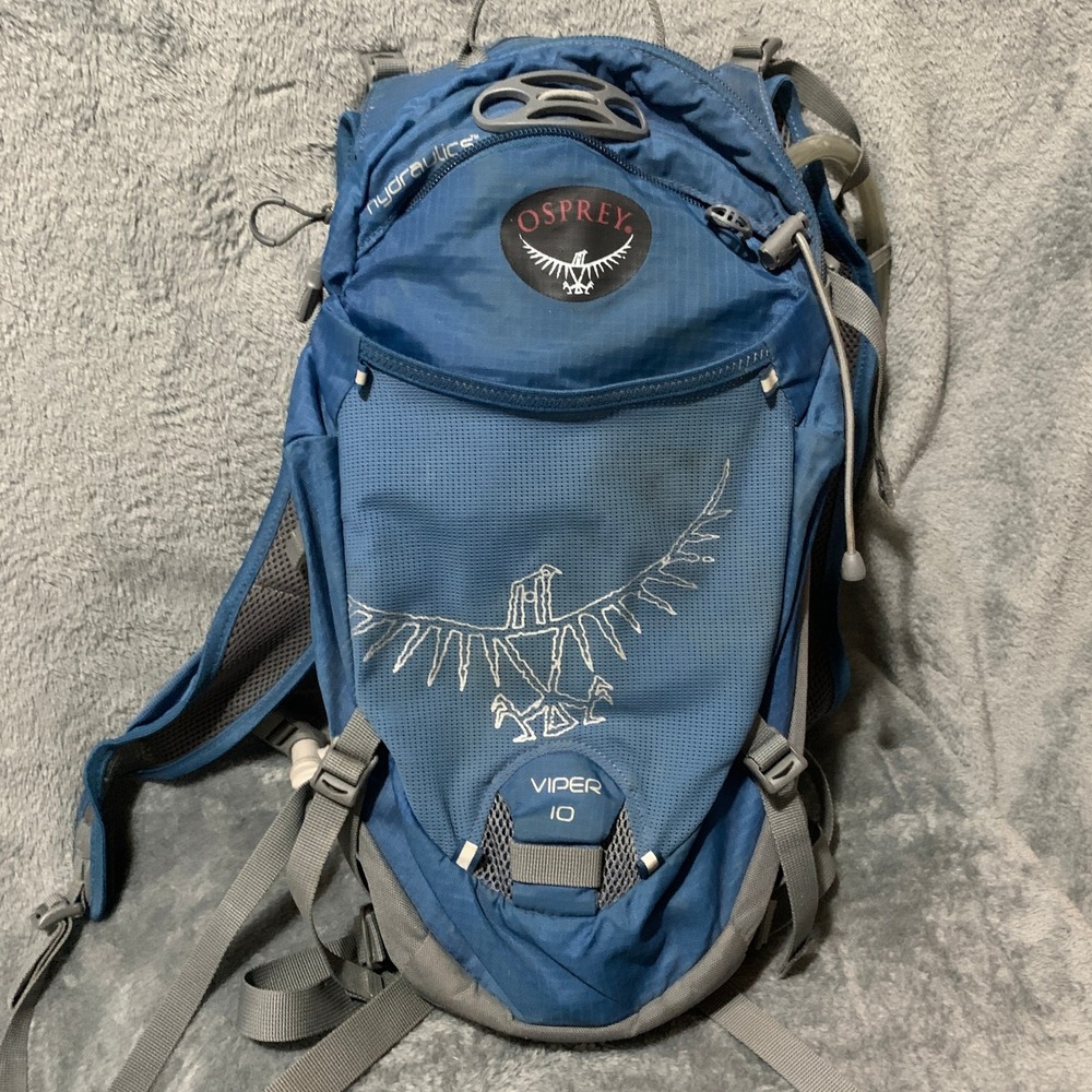 Osprey Viper 10 Hydration Pack Blue Mountain Biking Hiking Backpack 10L
